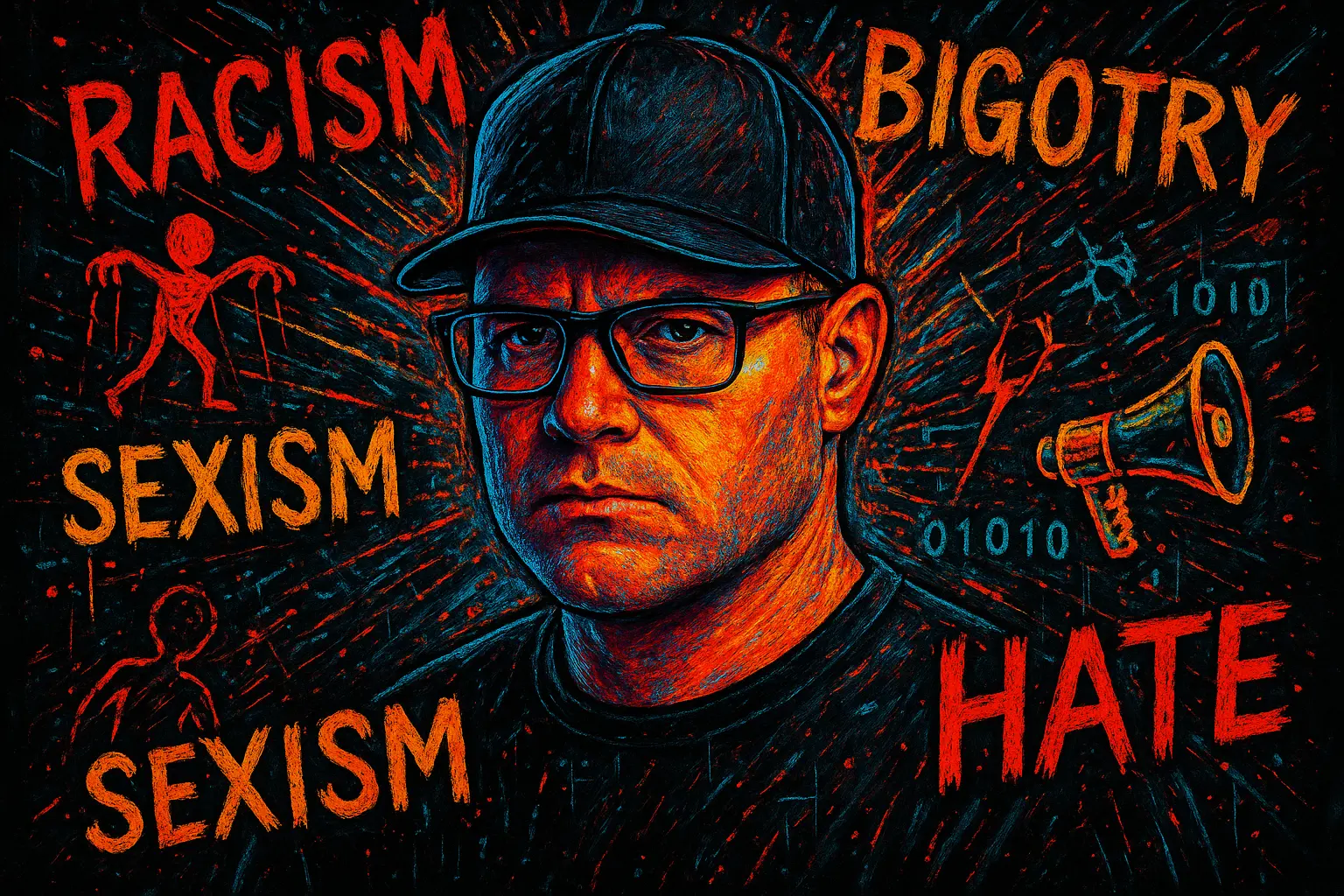 Kevin Michael Geary is a grifter who has gone from industry to industry pushing fear and hate in order to line his own pockets