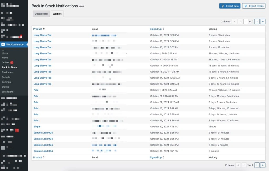 Back in Stock Notifications for WooCommerce \(free\)