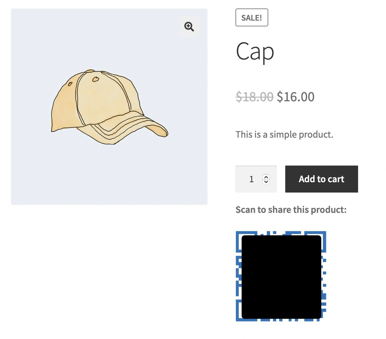Barcodes for WooCommerce® \(free\) - QR Code in Product display