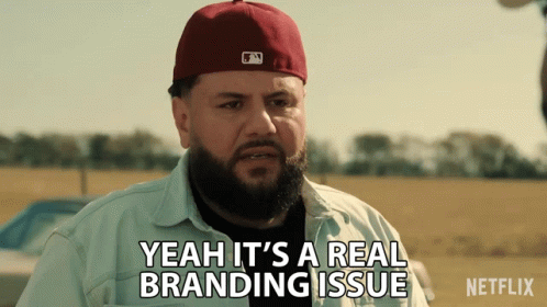 Yeah, it's a branding issue - GIF