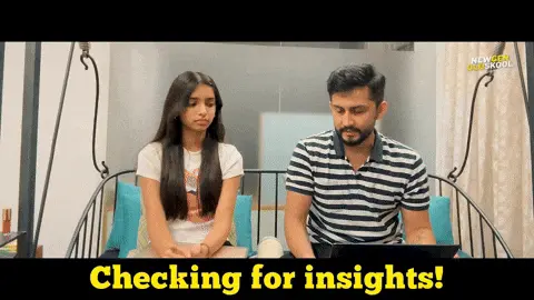 Checking for Insights GIF