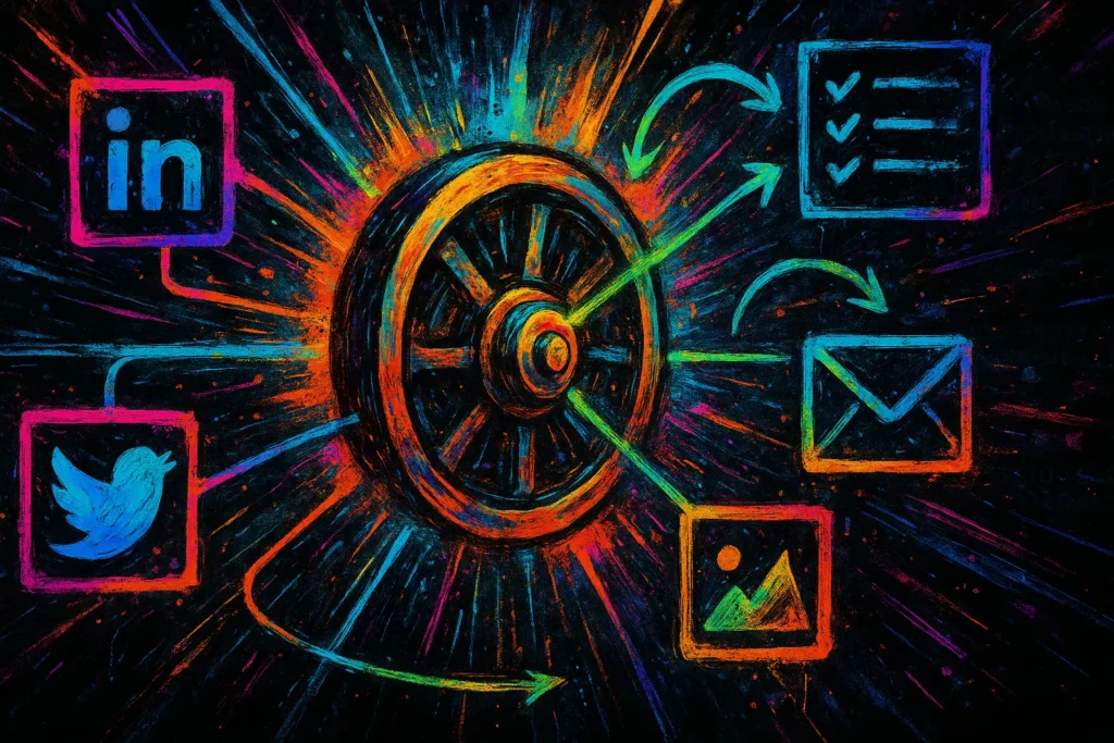 Step 1: define your content flywheel for AI content creation