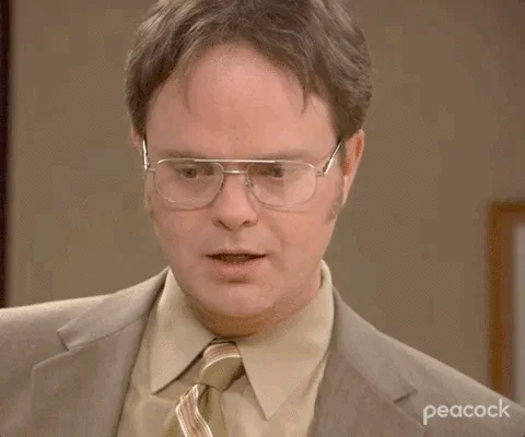 Give Me Control - Dwight - The Office - GIF