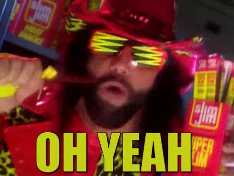 Macho Man OH YEAH gif