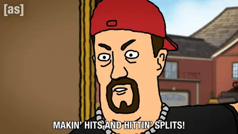 Makin Hits and Hittin Splits GIF