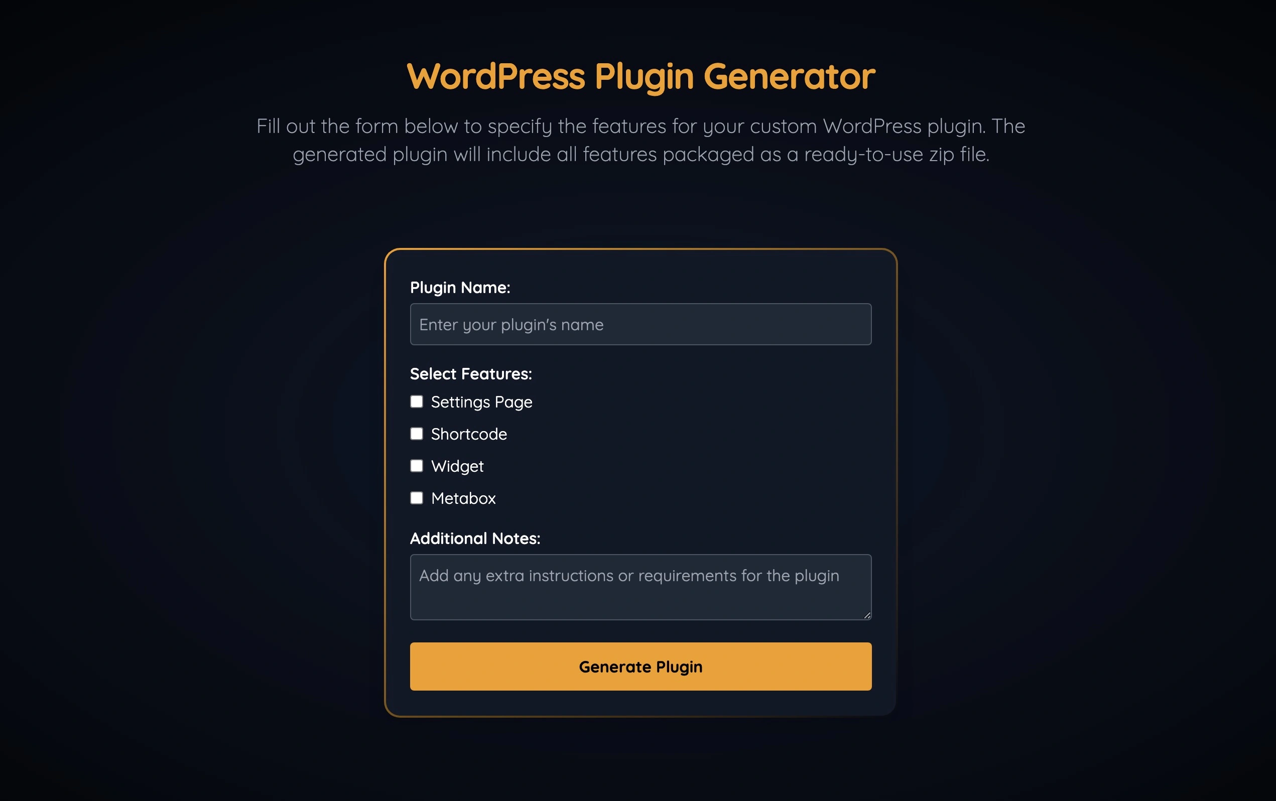 Plugin Pal - AI powered plugin generator for WordPress®
