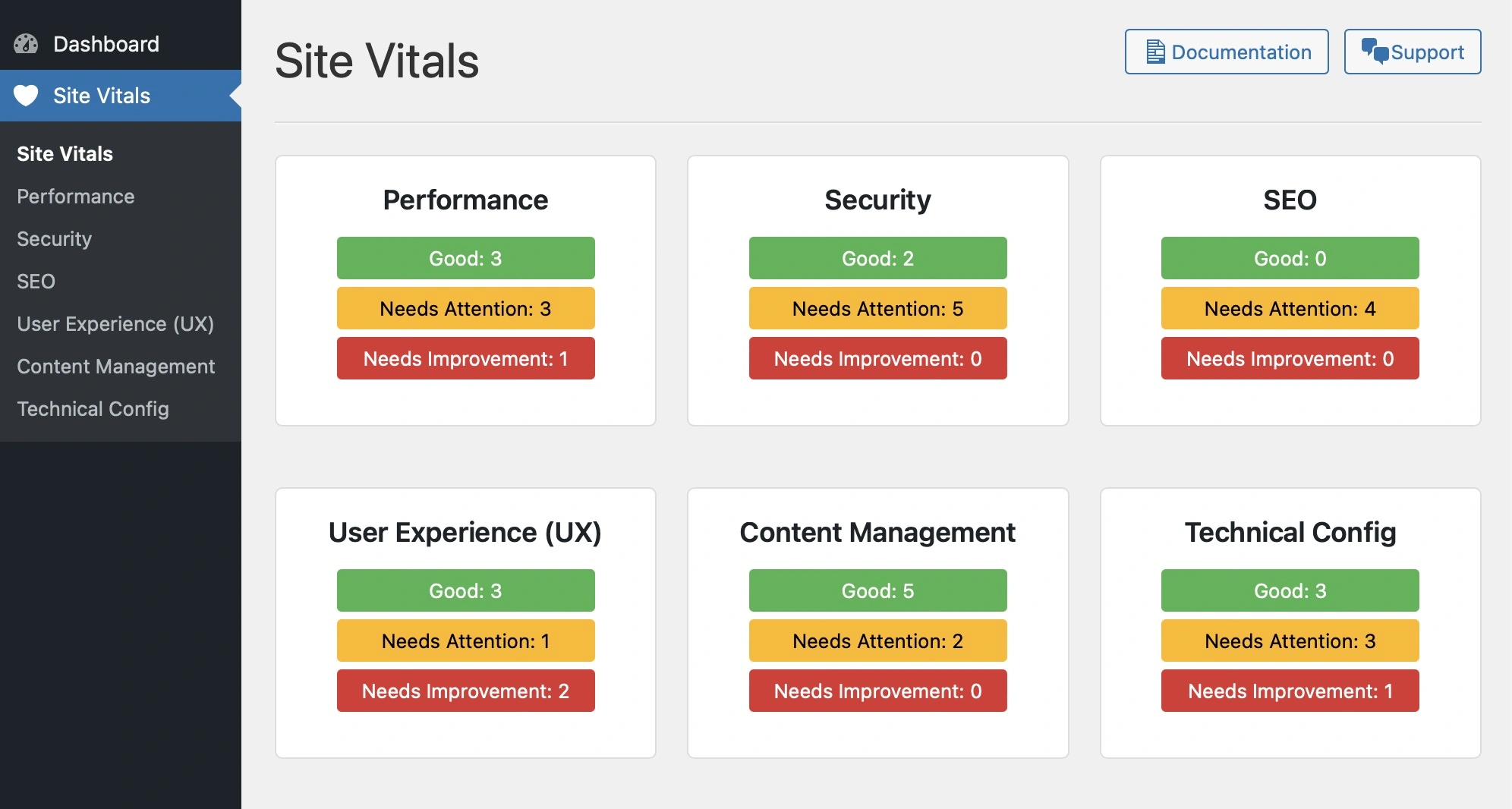 Site Vitals for WordPress® - Overview