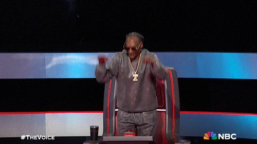 Snoop - Bowing in a GIF from "The Voice" TV show