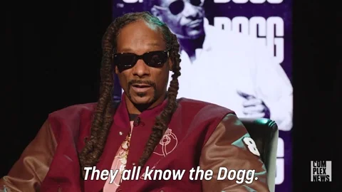 Snoop Dogg GIF - they all know the dogg. They know what I stand for, they know wha I'm about and they know what I stand for.