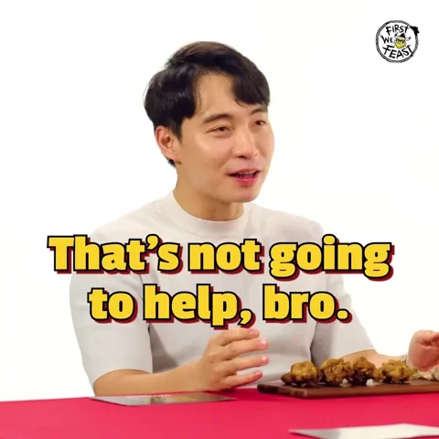 That's not going to help, bro. GIF - First we Feast