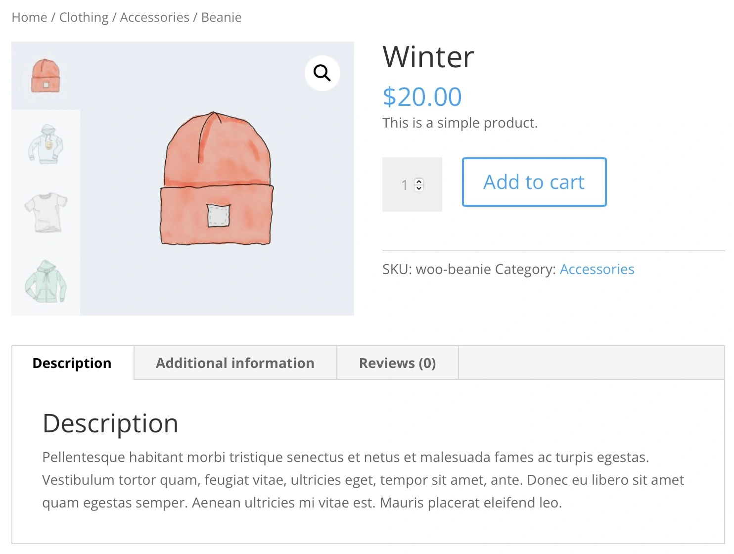 Vertical Gallery Product Display for WooCommerce®