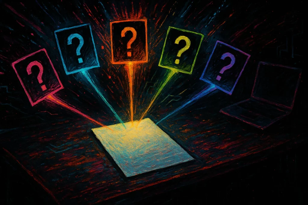 What questions should you ask before writing with AI?