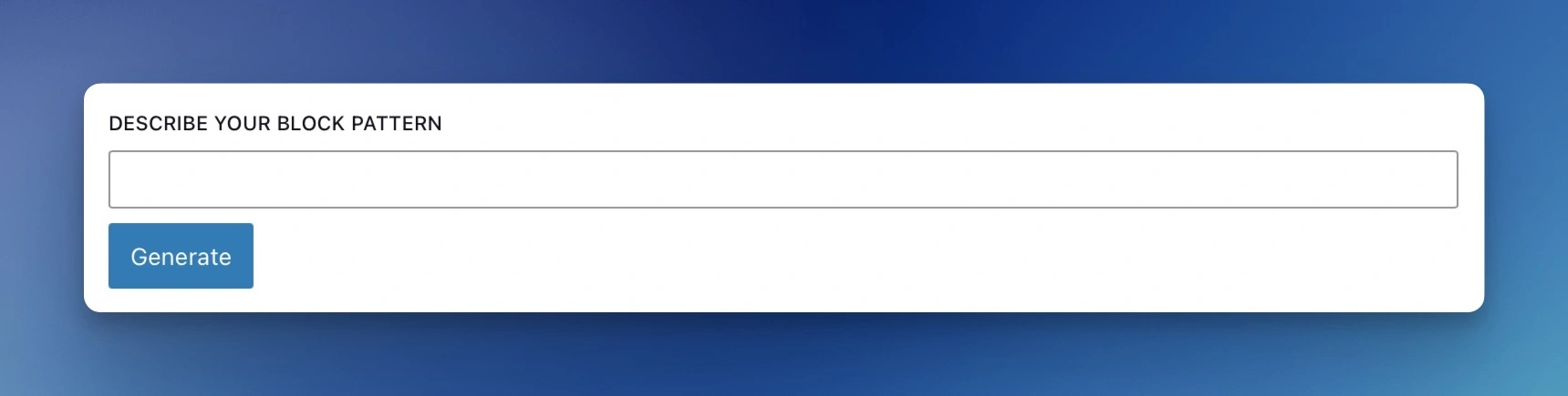 Introducing Pattern Pal: AI-Powered Patterns for WordPress® | Robert DeVore